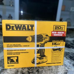 dewalt 20v max brushless drill
