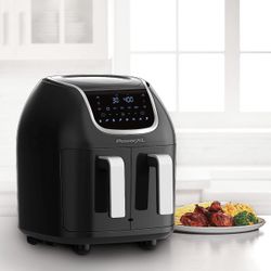 PowerXL Dual Basket Vortex Air Fryer PRO 7 in 1 9 QT -2 Basket air fryer, 