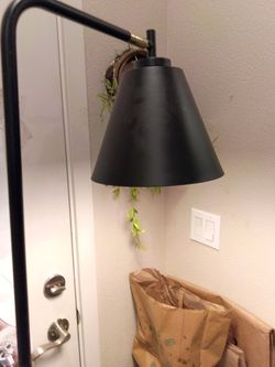 Floor lamp ,works great. See pics .