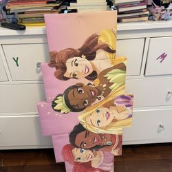 DISNEY PRINCESS WALL ART 