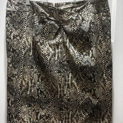 Michael Kors snakeskin print pencil skirt, Size 16