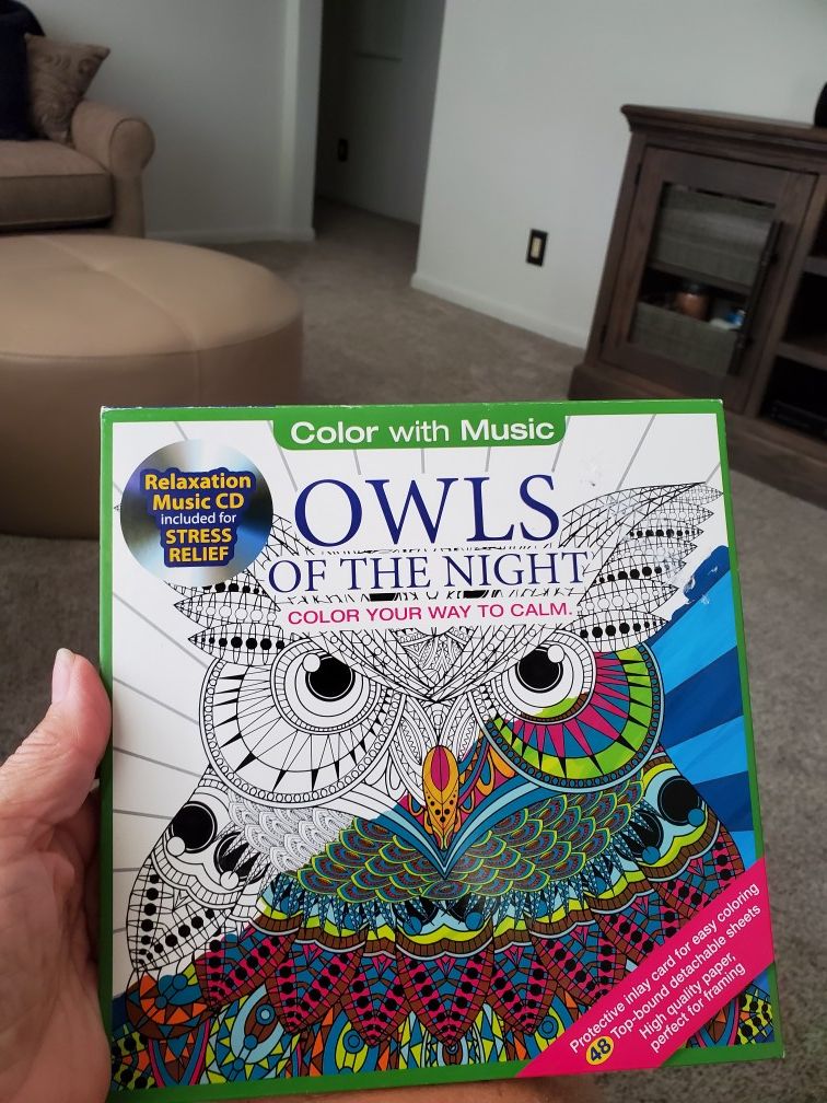 Owls of the night with CD, new