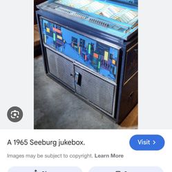 1965 seeburg jukebox For Repair Or Parts 