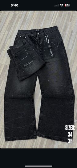 Purple jeans