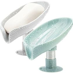 Two (2) Pack Soap Dish Leaf Design Shape