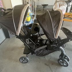 Sit And Stand Double Stroller 