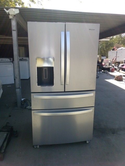 Four Door Whirlpool Working Great Fridge