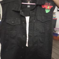 Zulu Nation natives Denim Vest 