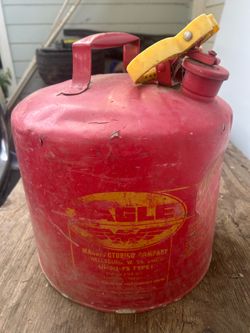 Vintage Eagle 5gal Type 1 Ted Safety Gas Can