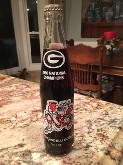 1980 Championship Coke bottles