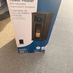 Infraded Wood Tower Heater New