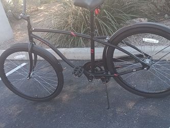 Concord 26" Cruiser Bike – Black & Red – Fenders – Great Condition