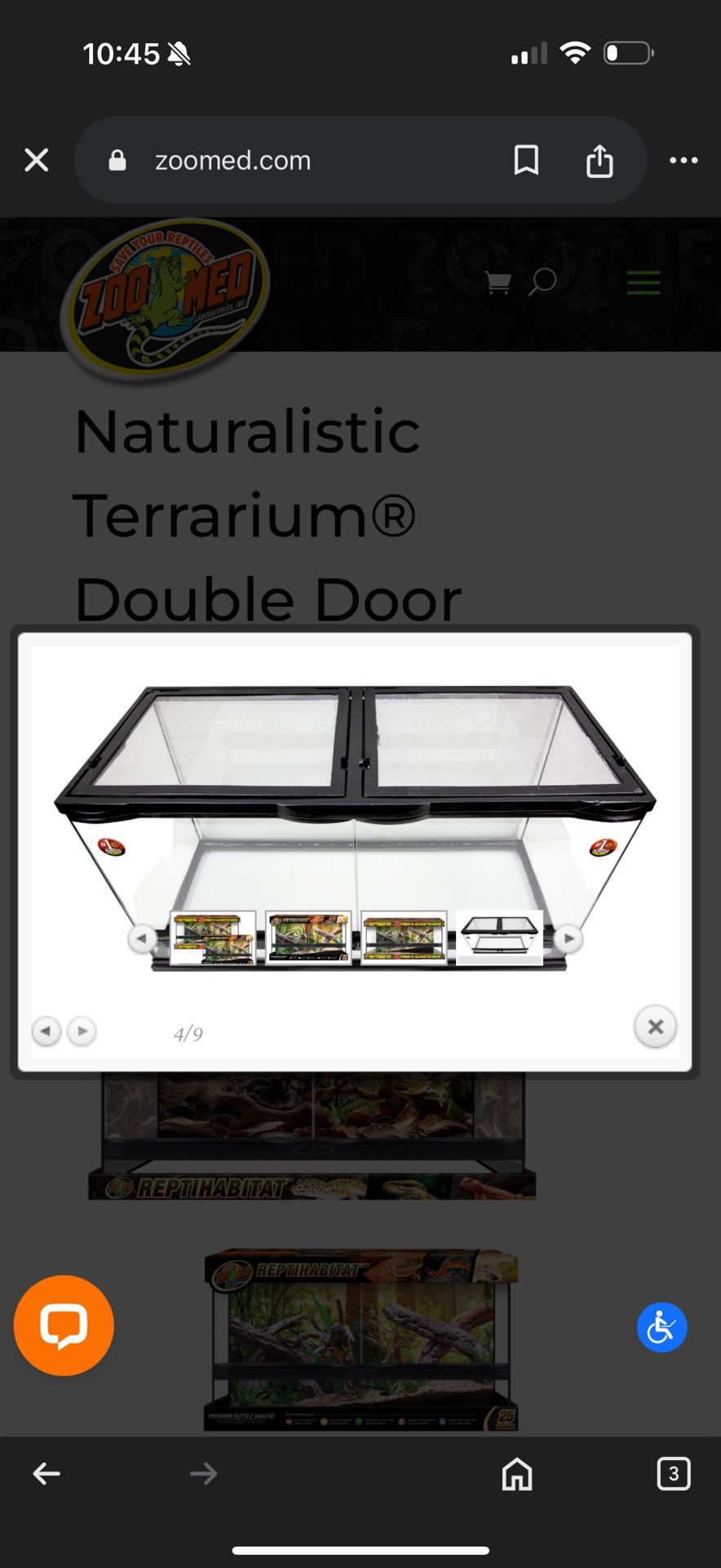 40 Gal Reptile Tank Never Used