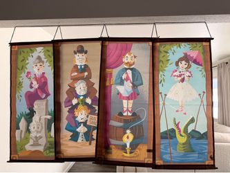 Haunted mansion stretching posters