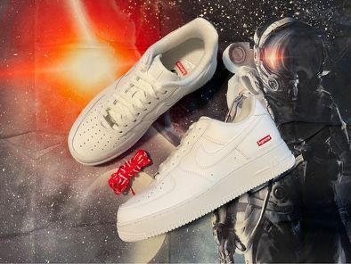 Nike Air Force 1 Low Supreme White for Men