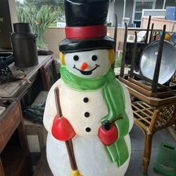 One of a kind; Vintage NEVER USED Empire Frosty the Snowman Blow Mold: