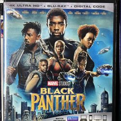 Black Panther 4k Movie NO DIGITAL COPY