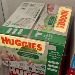 Huggies Sensitive Wipes 