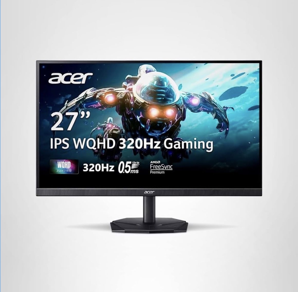 Acer 27 inch 1440p 320hz Gaming Monitor