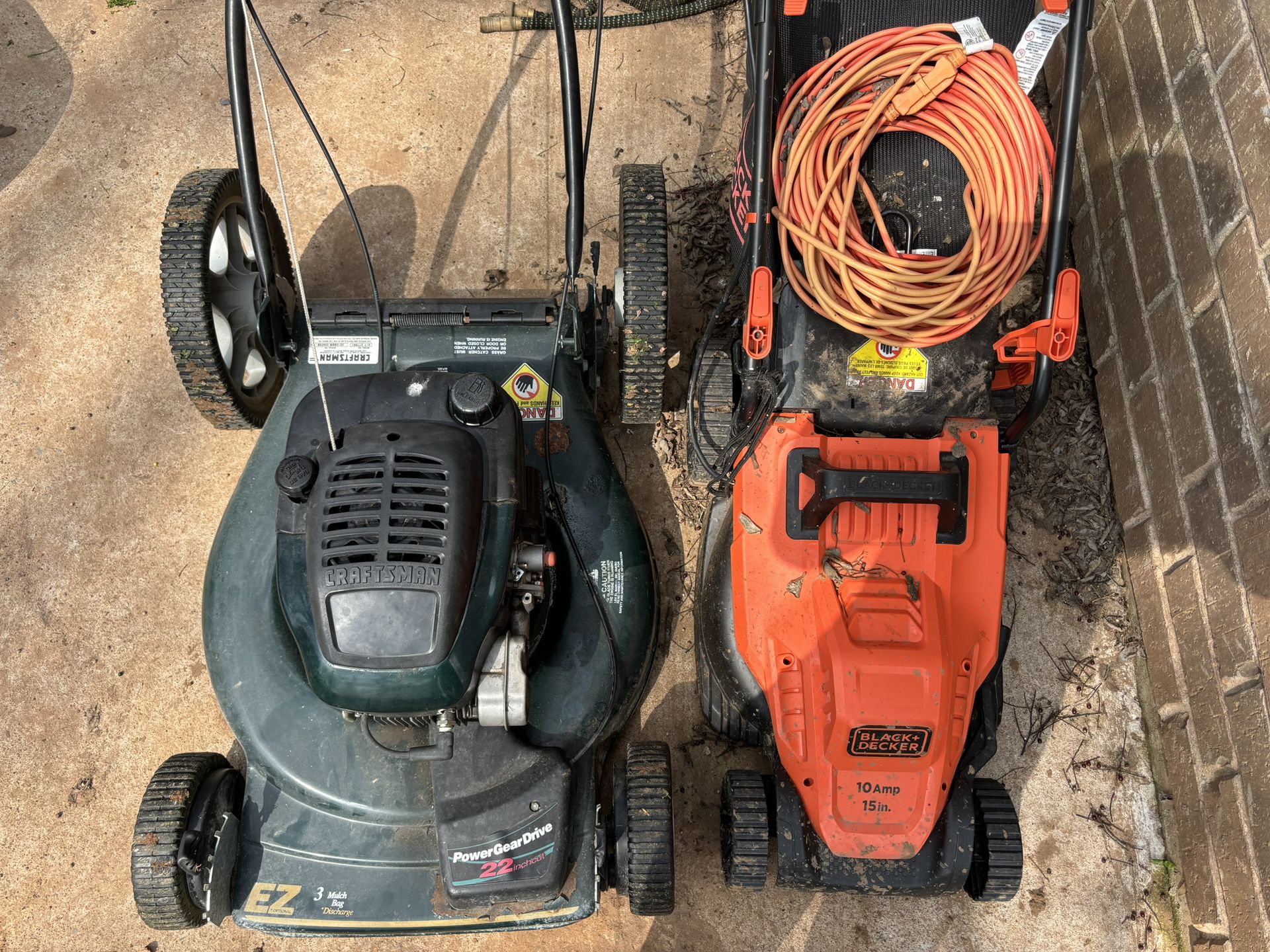 2 Lawnmowers For Sale