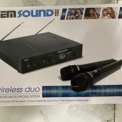 Gem Sound GMW-2 Wireless Duo Mic System VHF Dual Channel