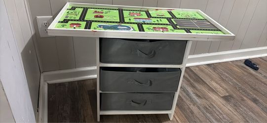 Kids Play Table with Storage Bins