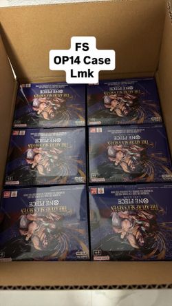 One Piece OP14 The Azure Sea's Seven Booster Box Case