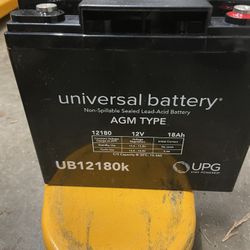 Solar/RV Off Grid Standalone 12v Battery 18 Ah