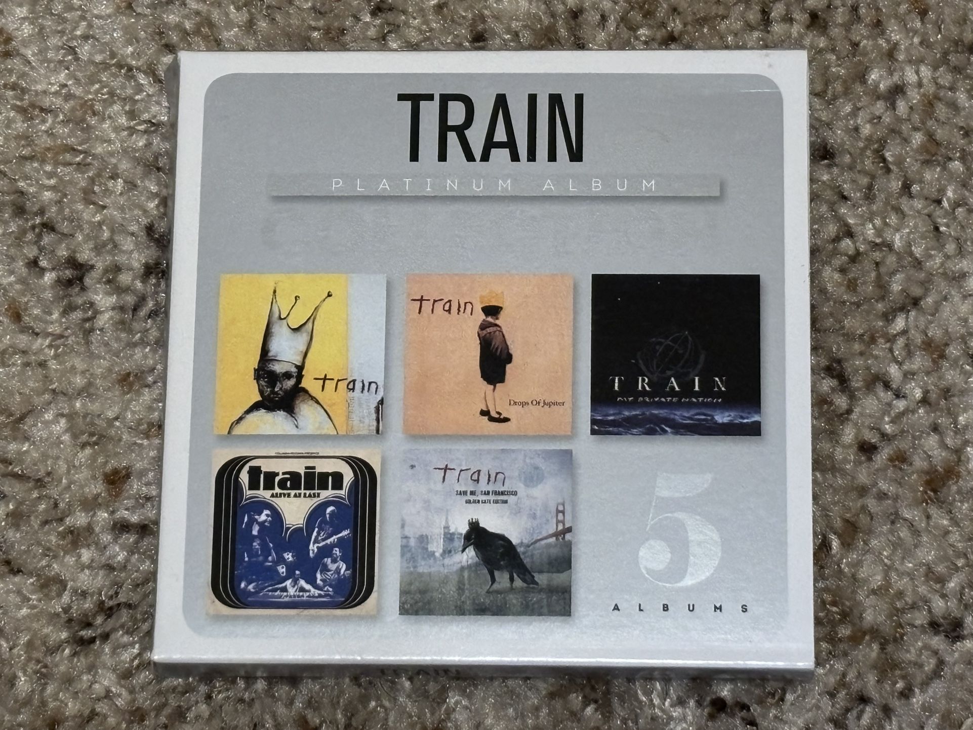 Train Platinum Album with 5 CD’s ($20 for all)