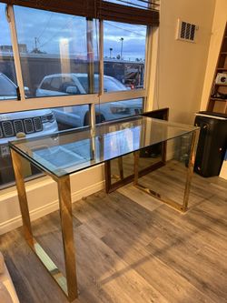 Glass Desk