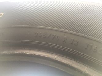 265/70R18 one