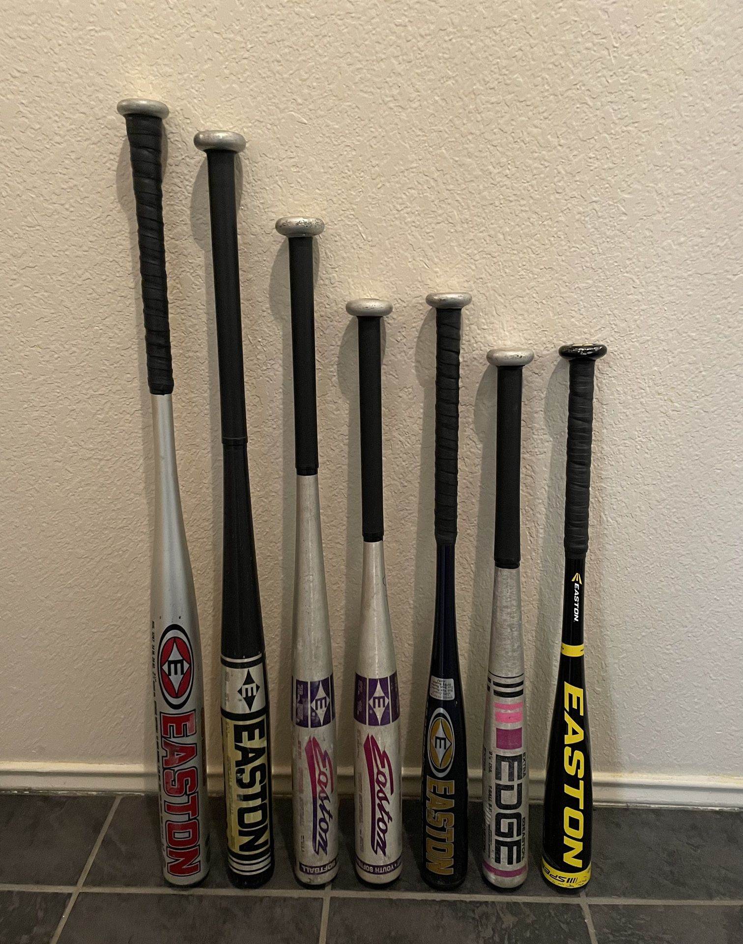 Easton Baseball Softball Bats $20 Ea.