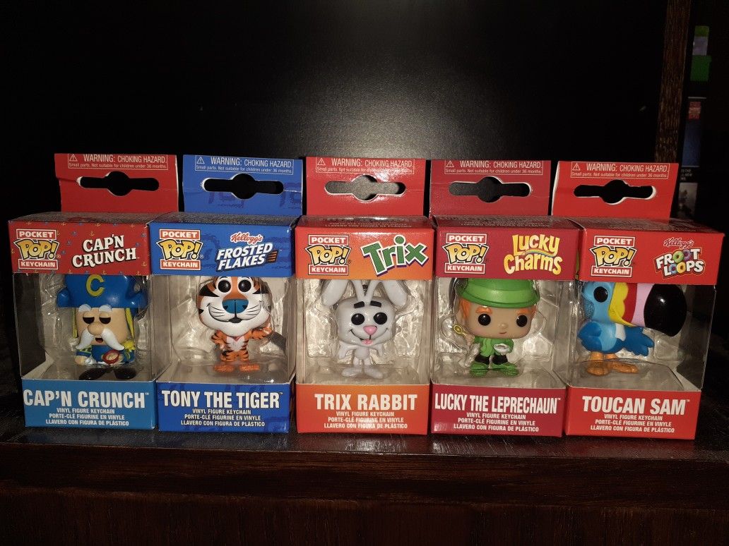 Cereal Mascot Funko Keychain