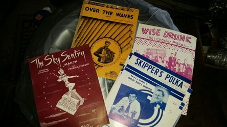 Accordion sheet music, organ sheet music and more