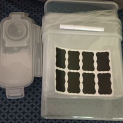 8 Piece Cereal Container Set
Includes: 3 cereal containers, 3 lids, marker and labels
