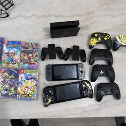 Nitendo Switch, Controllers & Games 