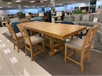 Modern Counter Height Dining Table With Extensions