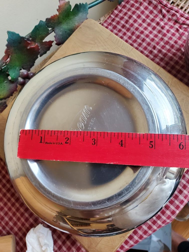 Vintage Sunbeam stainless steel mix master bowl
