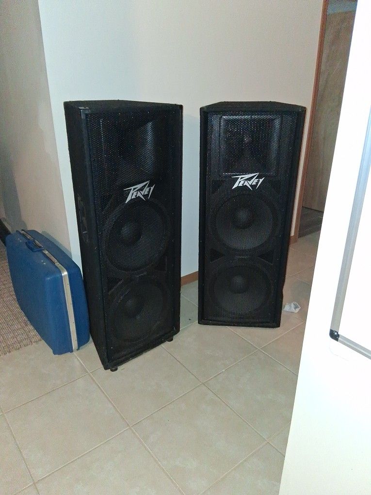 Peavy Big Speakers