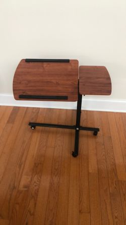 Overbed Bedside Portable Desk Adjustable Side Table