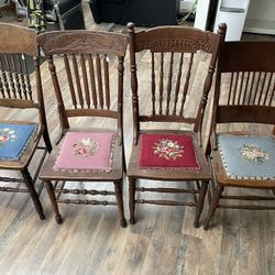  4 Antique Chairs 