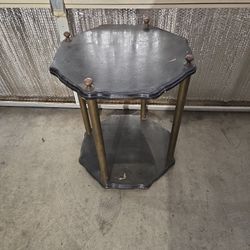 Black And Brass Table 
