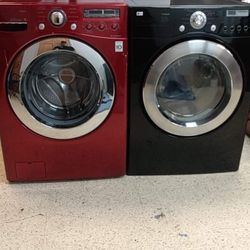 LG Washer And Gas Dryer Set For $745