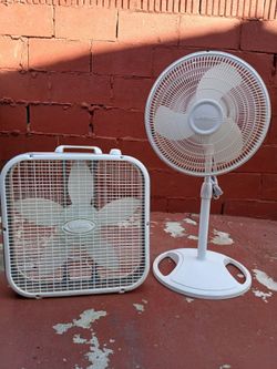 Lasko Box Fan and Pedestal Fan Set $10 each