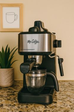 Mr. Coffee Espresso & Cappuccino Maker – Compact & Easy to Use