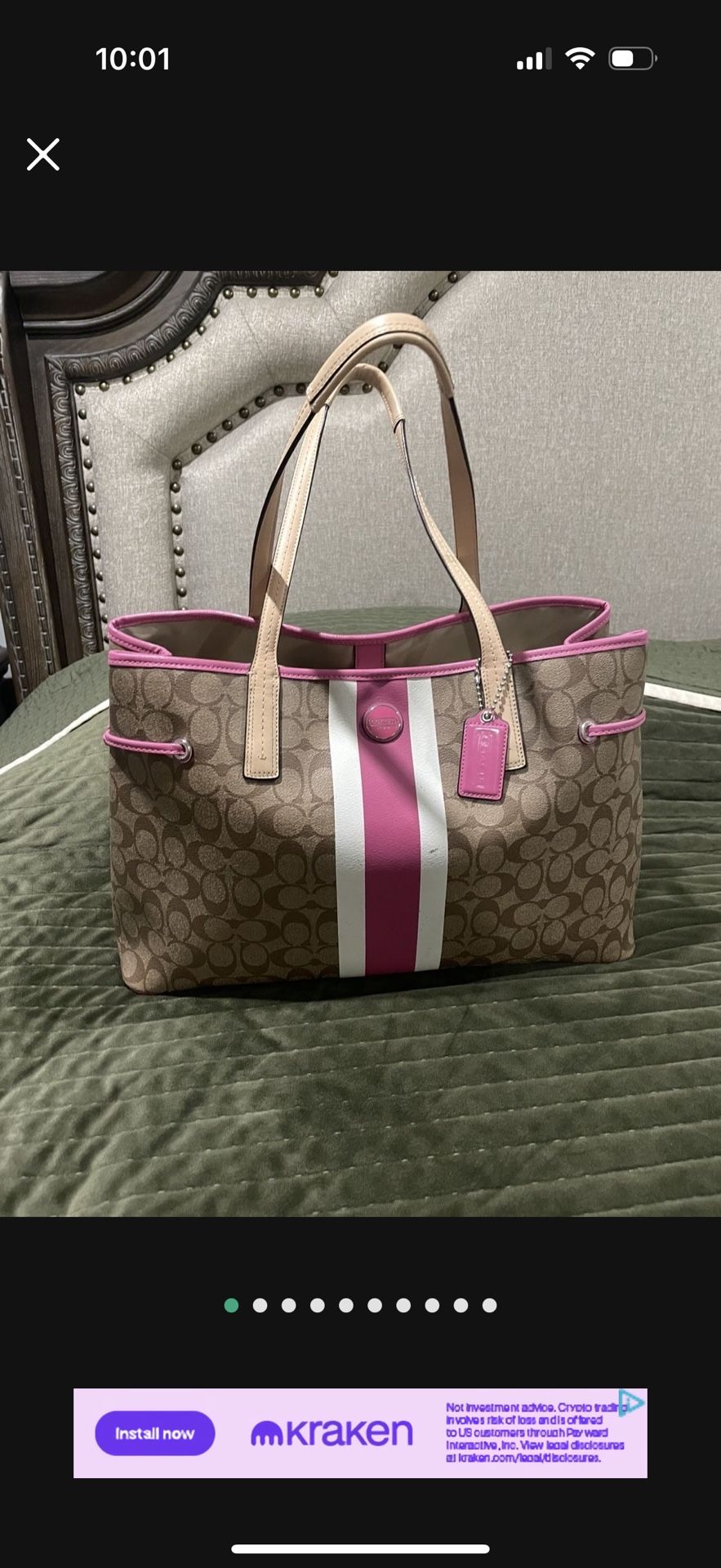 Coach Carrall Tote Bag