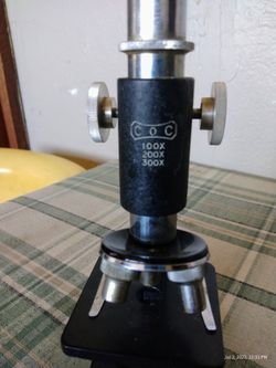 Vintage COC Microscope 