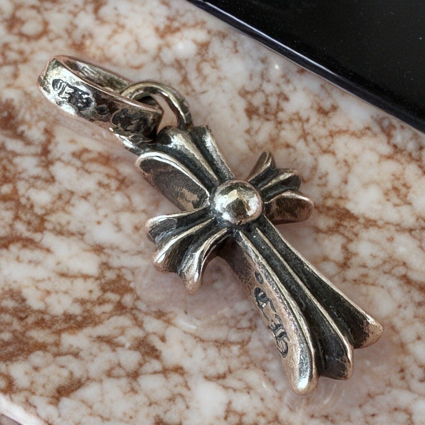 100% Authentic Chrome Hearts Baby Fat Cross Charm