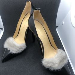 Eugenia Kim Black Leather Heels 