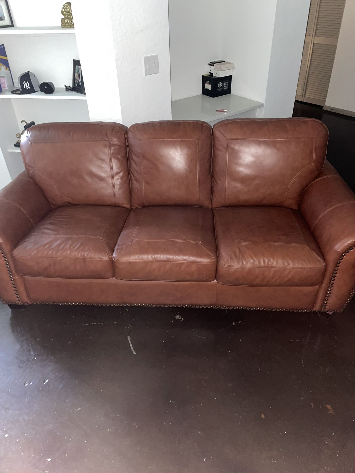 Leather Couch 